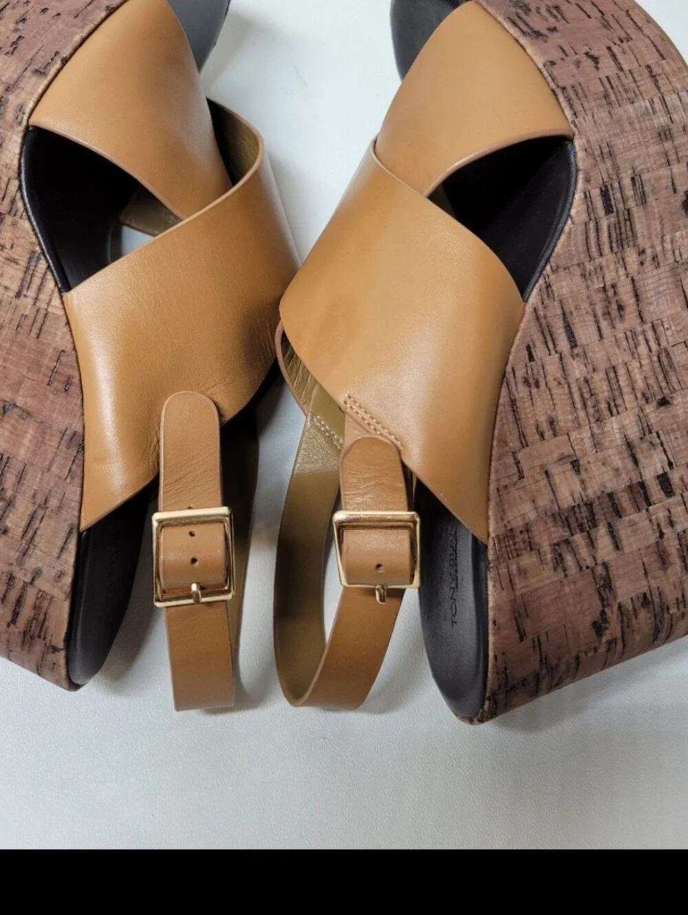 Tony Bianco Vogue Platform Wedge Sandals Size 10